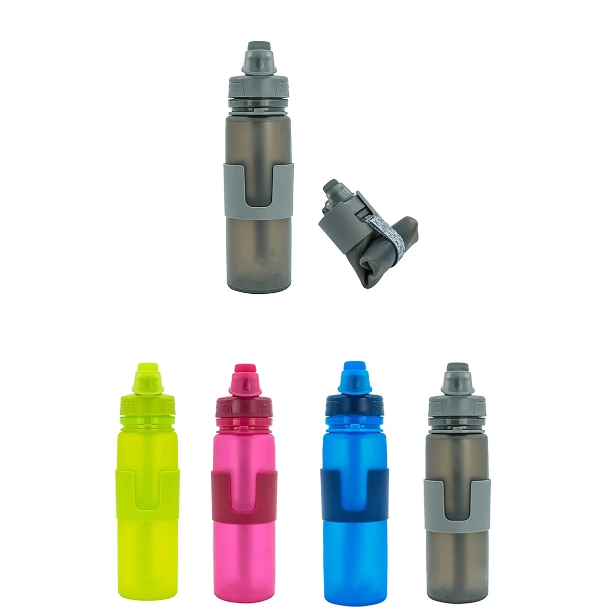 Collapsible Water Bottle With Leak Proof Twist Cap 1