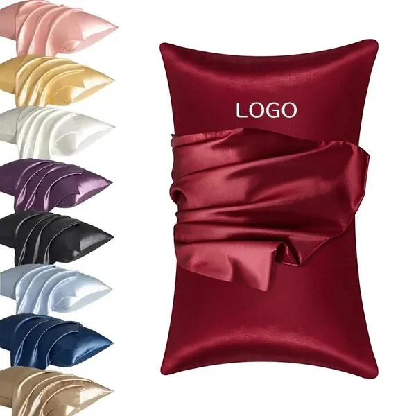 Summer Ice Silk Pillowcase Set with 2-Pack Cooling Covers 1