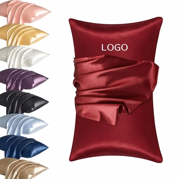 Summer Ice Silk Pillowcase Set with 2-Pack Cooling Covers