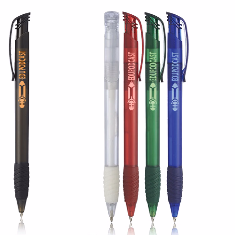 Translucent Ballpoint Grip Pen