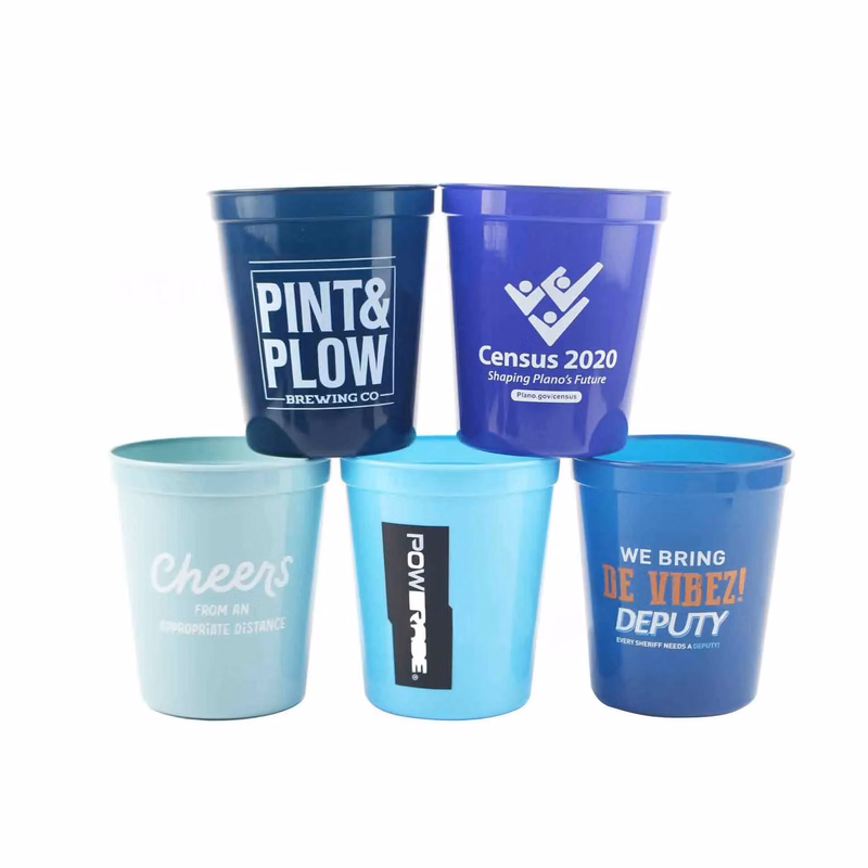 12 Oz Color Changing Plastic Stadium Cups