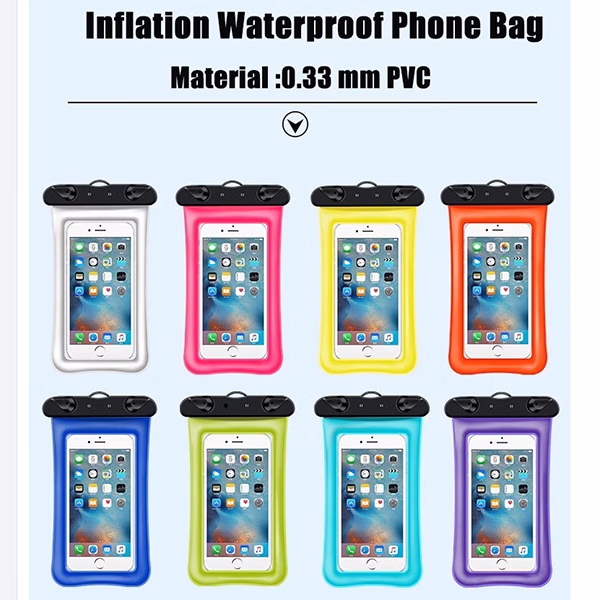 Drifting and diving inflation waterproof mobile phone bag