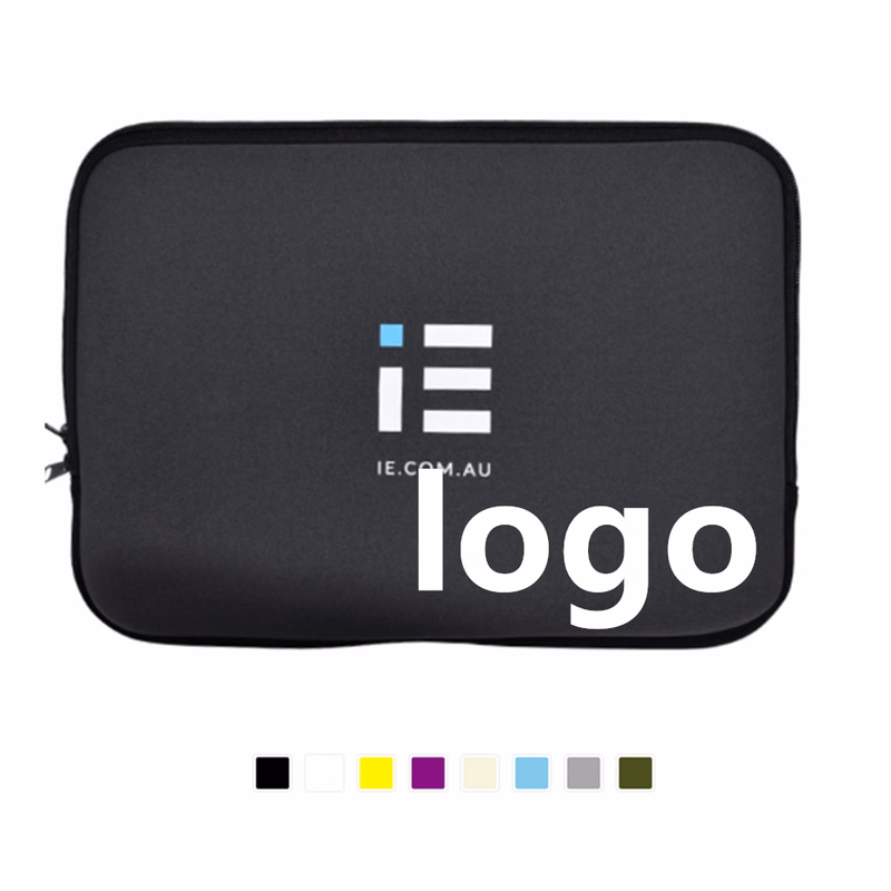 Neoprene Laptop Sleeve Bag With Zippered Closure