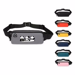 Gray Fanny Pack Waist Bag