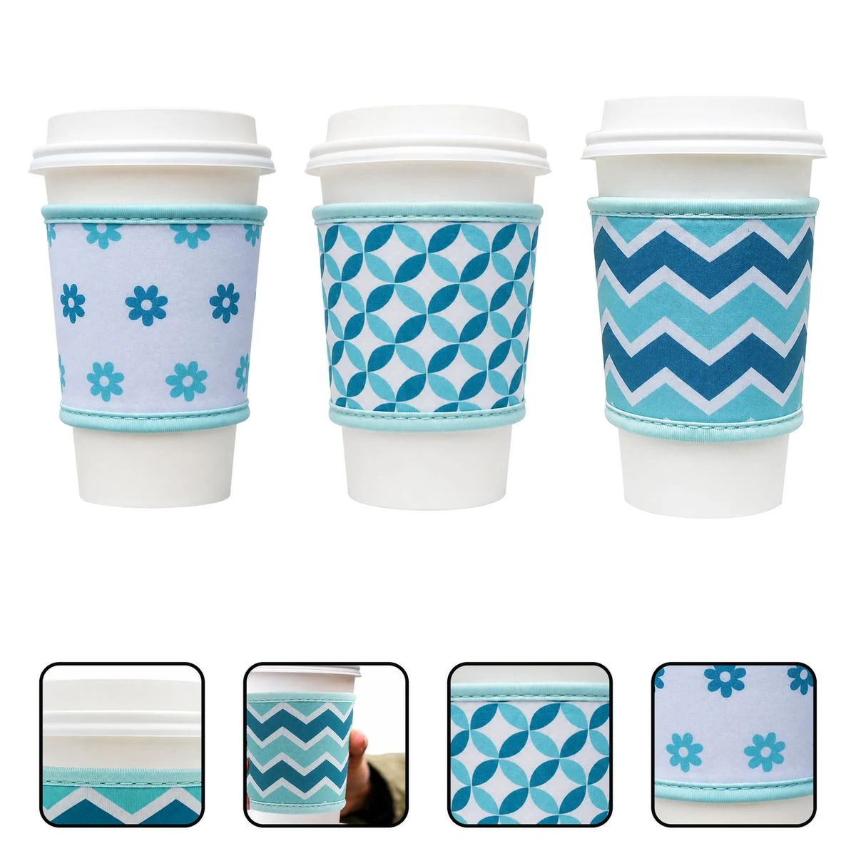 Machine-Washable Coffee Cup Sleeve 1