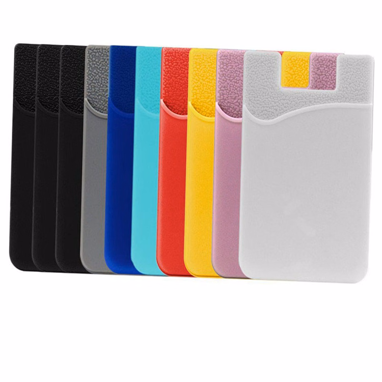 Silicone Cellphone Card Holder/ Silicone Phone Wallet