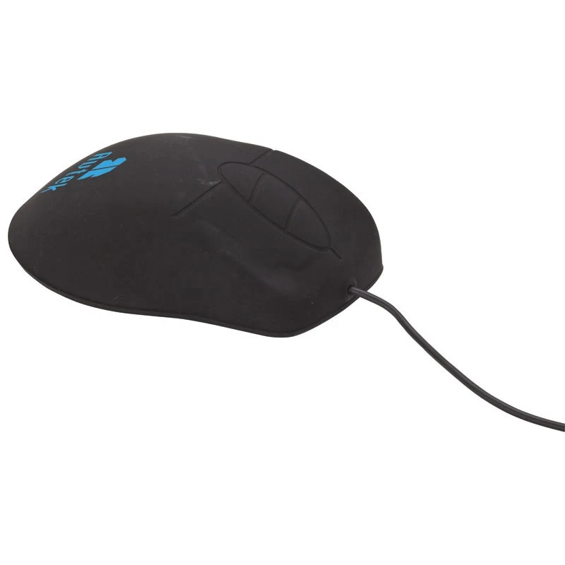 Seal Shield™ Mouse Black Antimicrobial-Washable Mouse 1