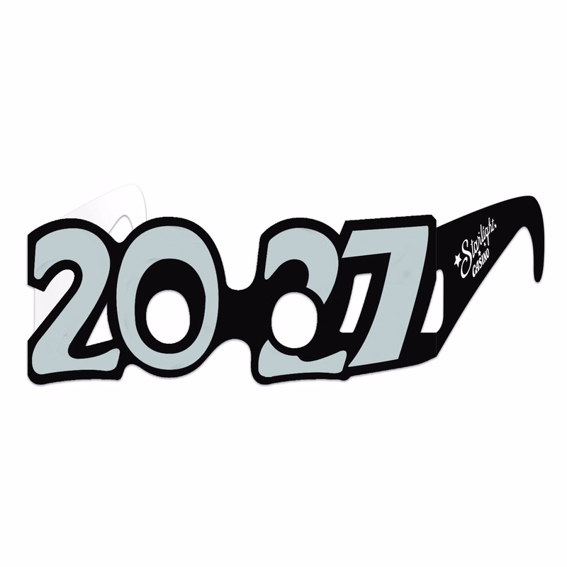 Custom Imprinted New Year Paper Eyeglasses