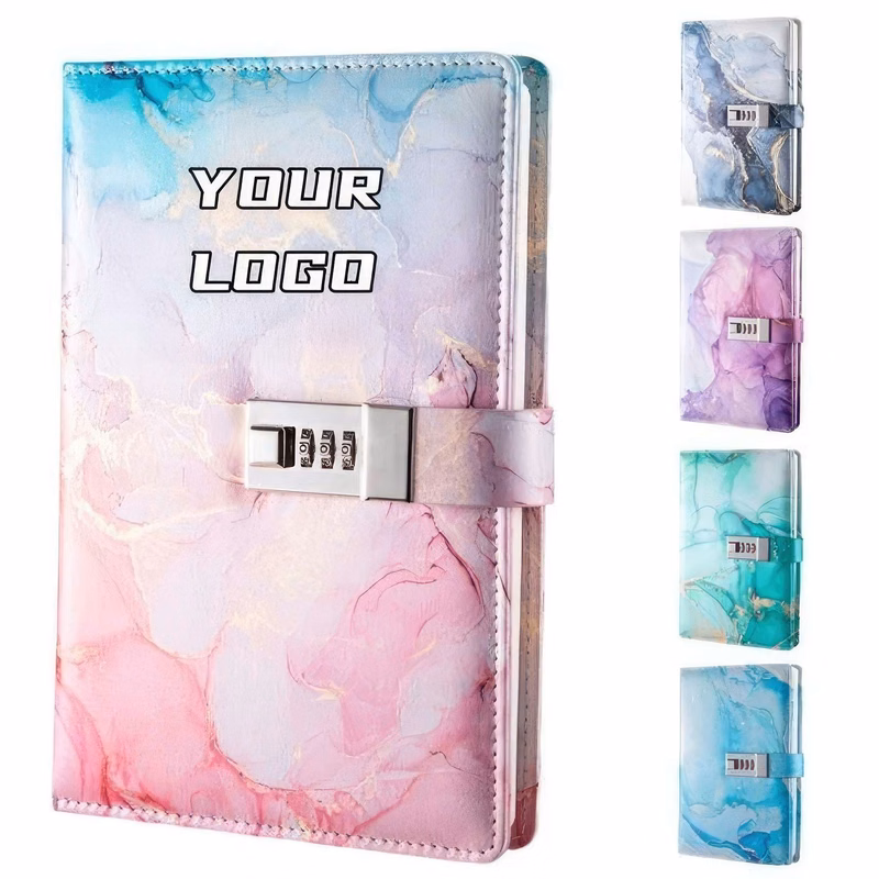 PU Leather A5 Diary with Lock for Girls