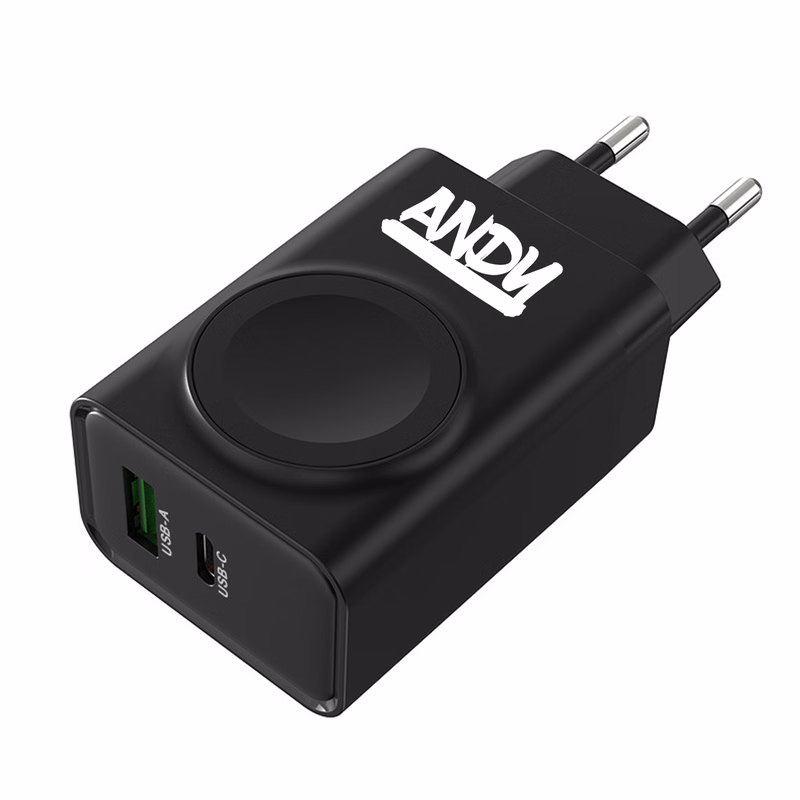 GaN 30W Dual Port Magnetic Wireless Fast Wall Charger