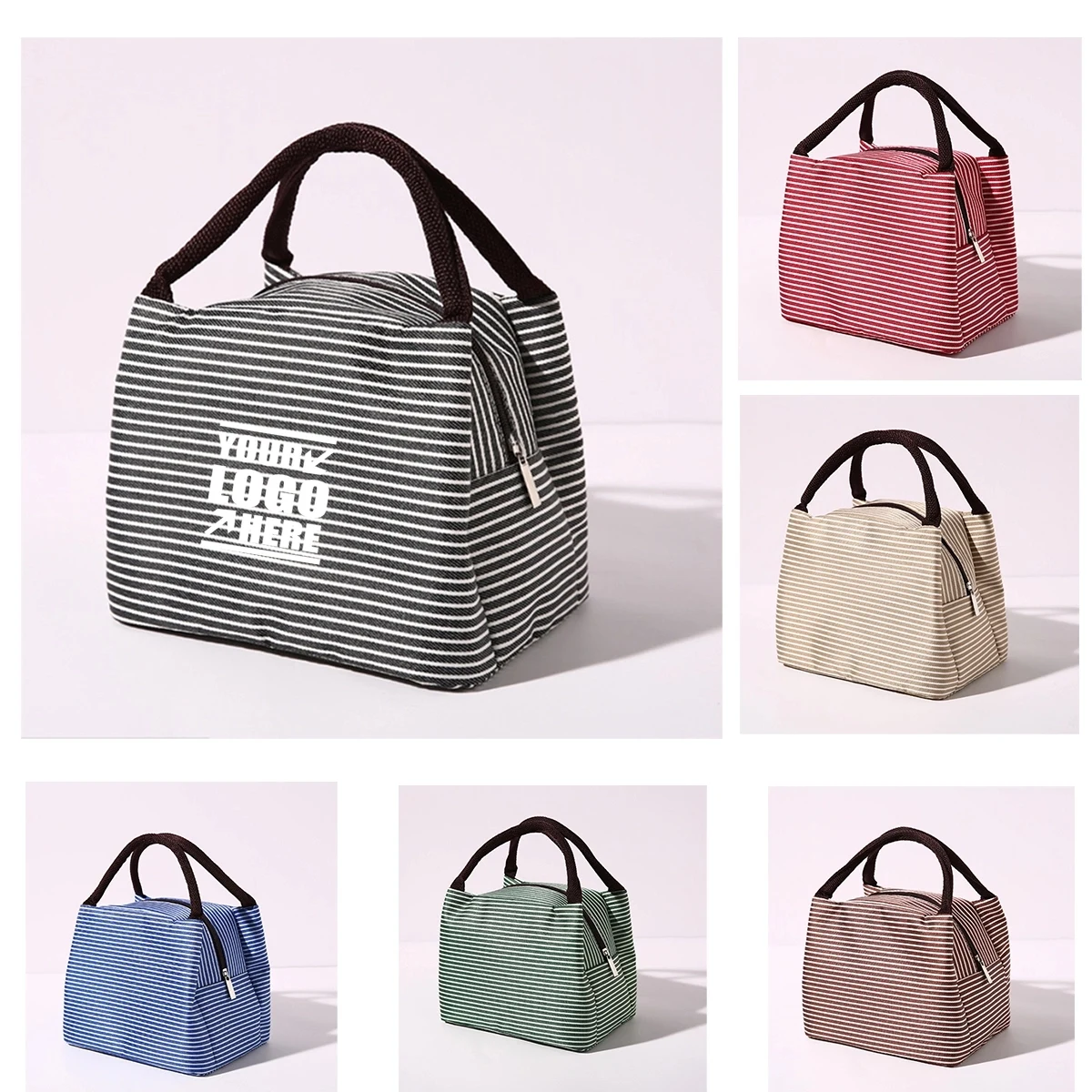 Reusable Insulated Cooler Tote Lunch Bag for Travel 1