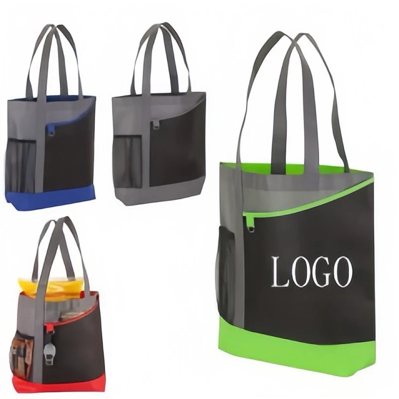 Non-Woven Tote Bag w/ Side Mesh 1