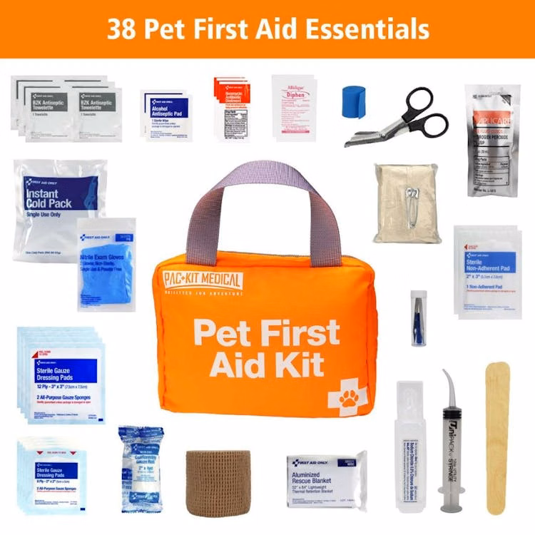 Medium Pet First Aid Kits - 38 Pieces