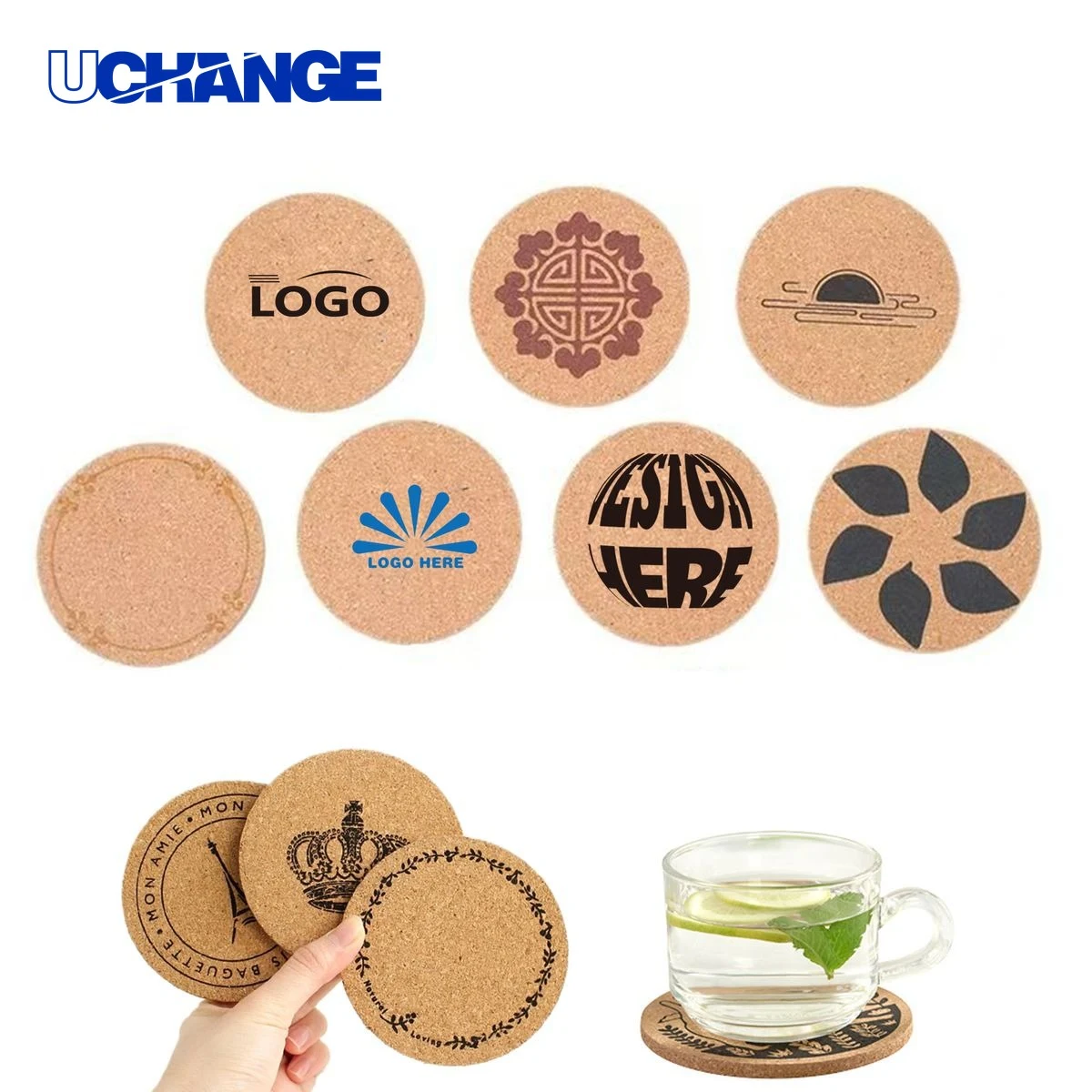 Reusable Absorbent Coaster Pad Mat (3mm Thick) 1