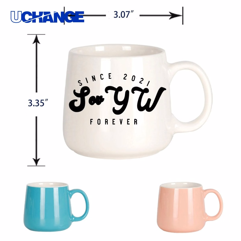 Creative Ceramic Big Mouth Mug Container