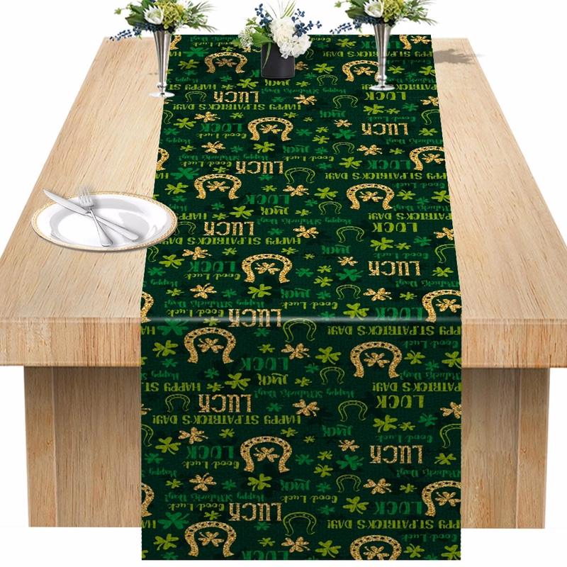 Happy St. Patrick's Day Table Runner