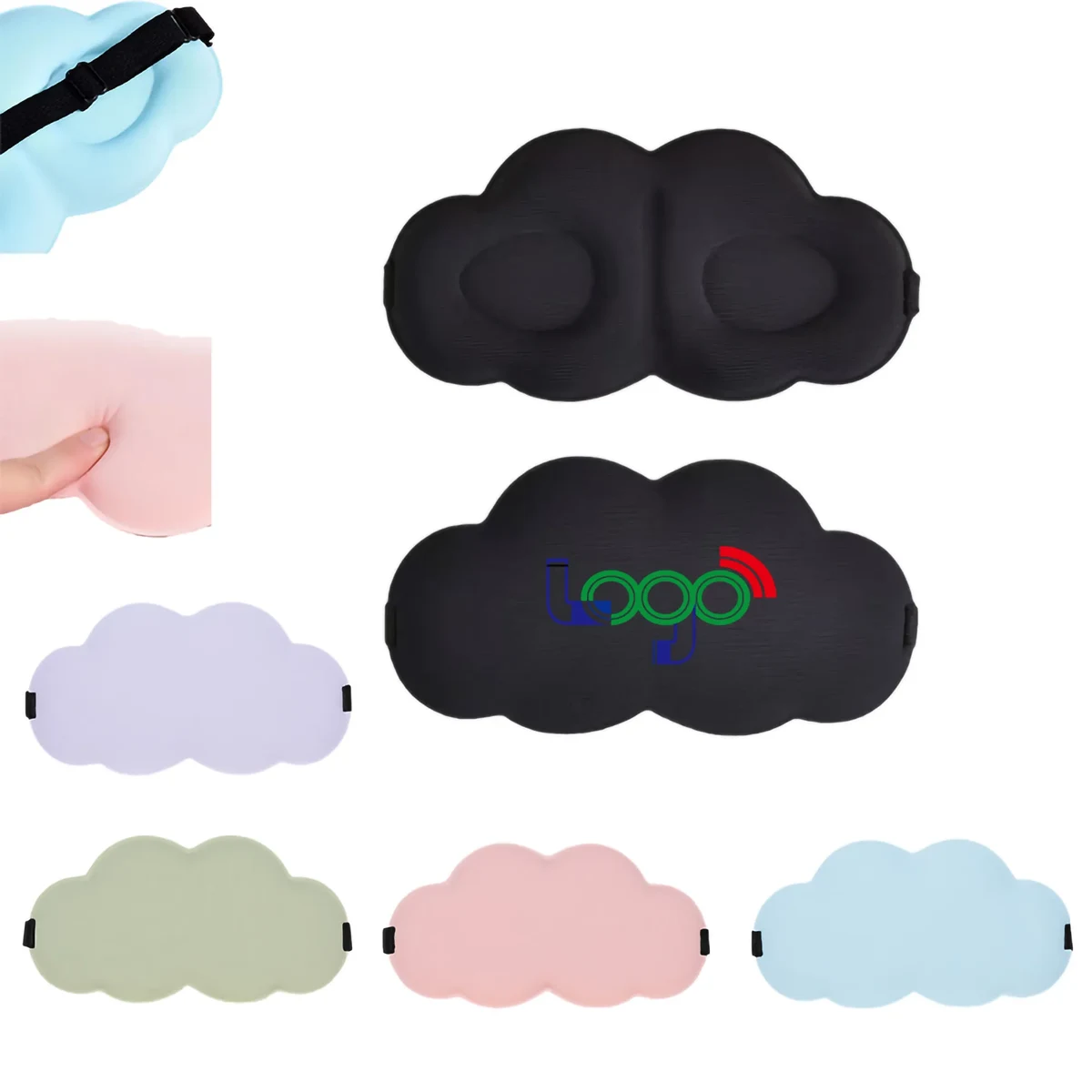 3D Super Soft Cloud Sleep Eye Mask 1