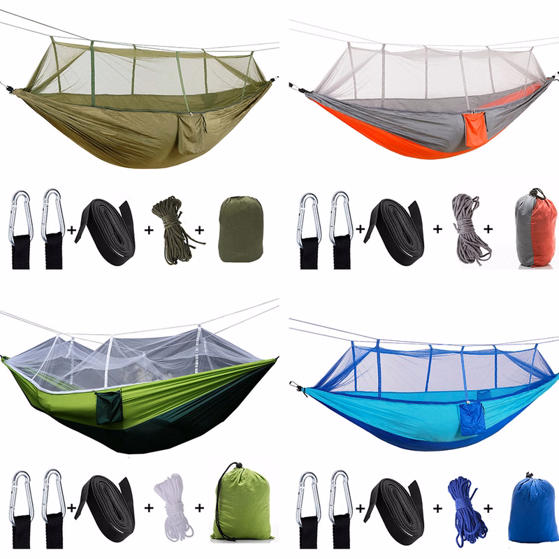 Outdoor Net Parachute Hammock Camping Hanging Sleeping Bed