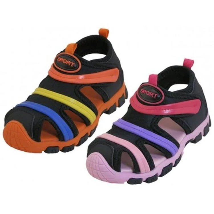 Toddlers' Rainbow Sandals - Velcro Straps Sizes 4-8 Age 1-2 Years 1