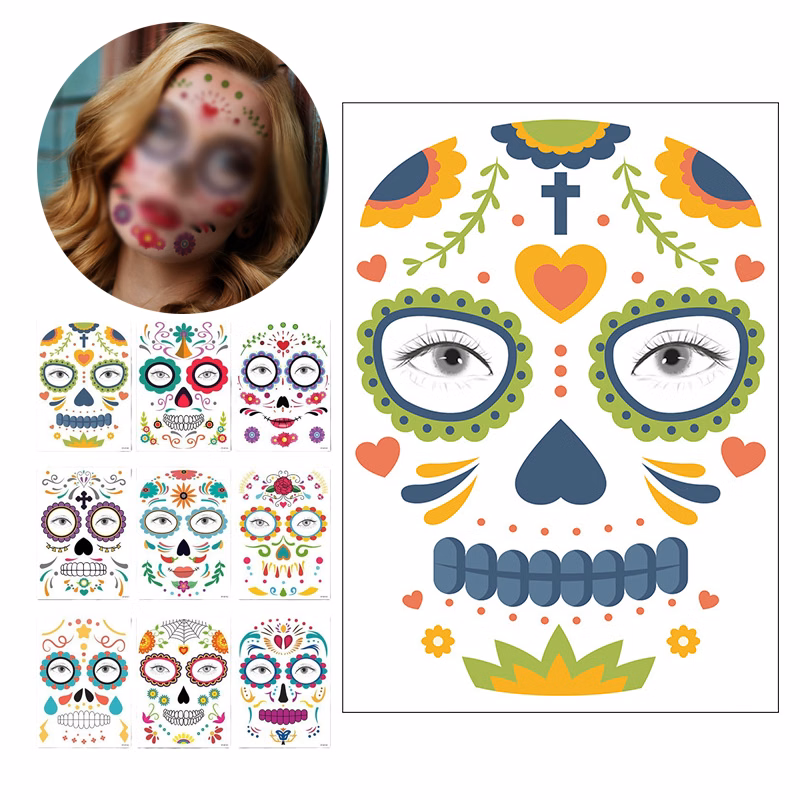 Halloween Temporary Face Tattoo