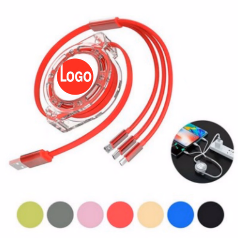 3 in 1 Retractable Charging Cable