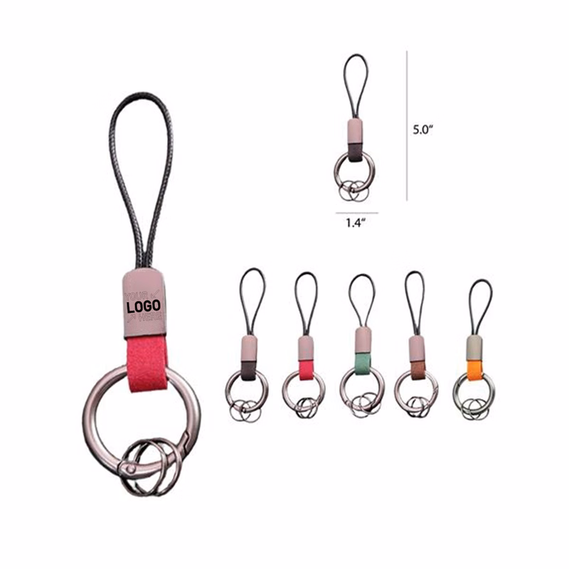 New Suede Car Key Ring