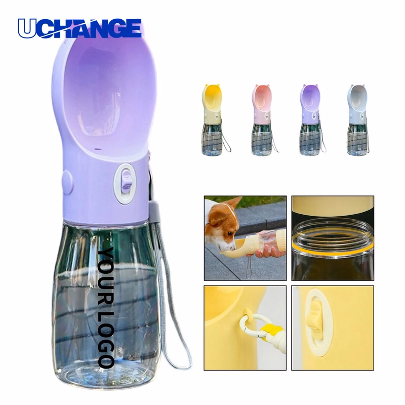 Dog Water Bottle Drinkware Leak Proof Travel Design
