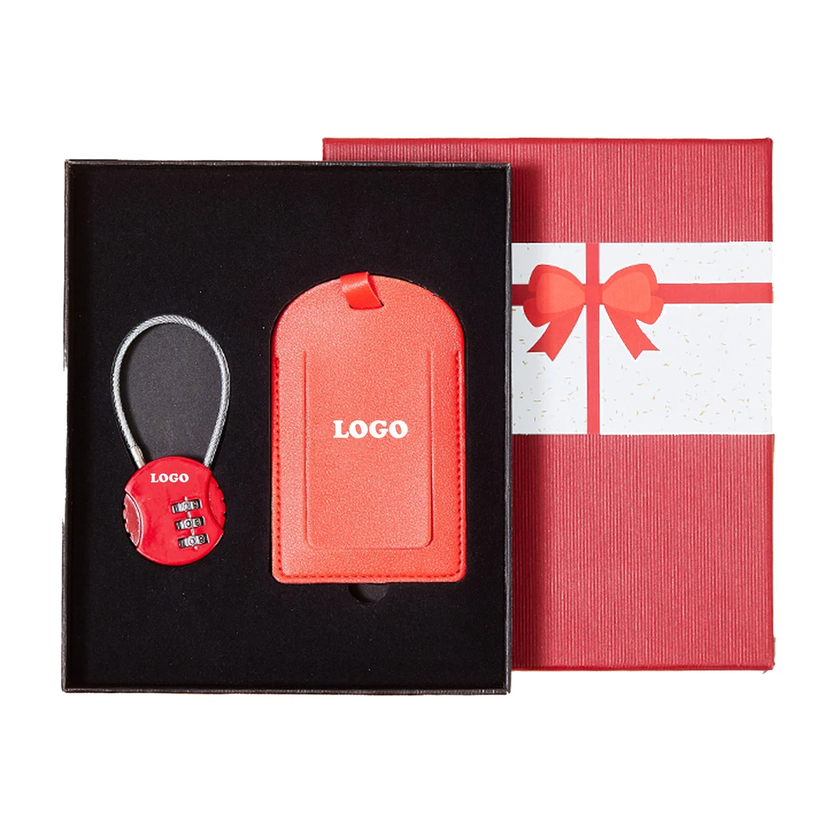 MOQ 10 pcs Custom Luggage Tag Sets 1