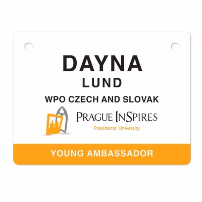 Laminated Personalized Name Badge (3x4") Rectangle