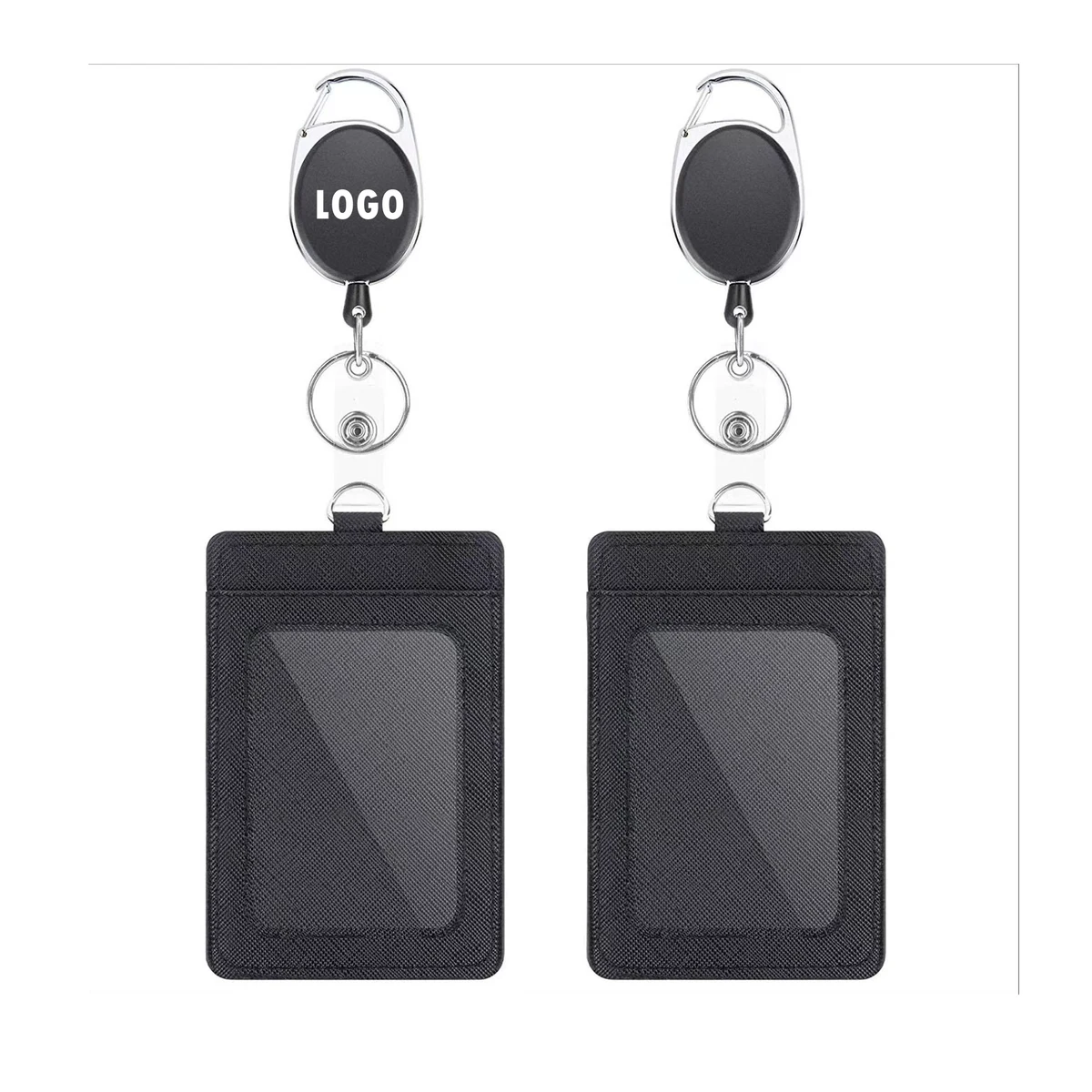 Badge Holder With Retractable Reel Clip 1