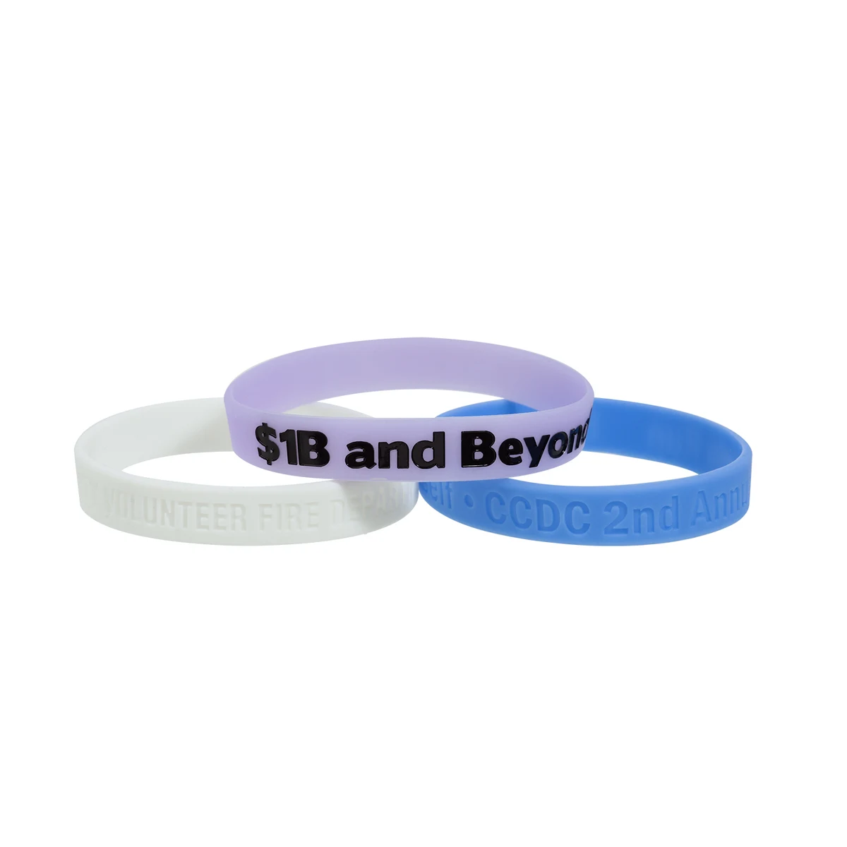 1/2" Rush Glow-in-the-Dark Silicone Wristband 1