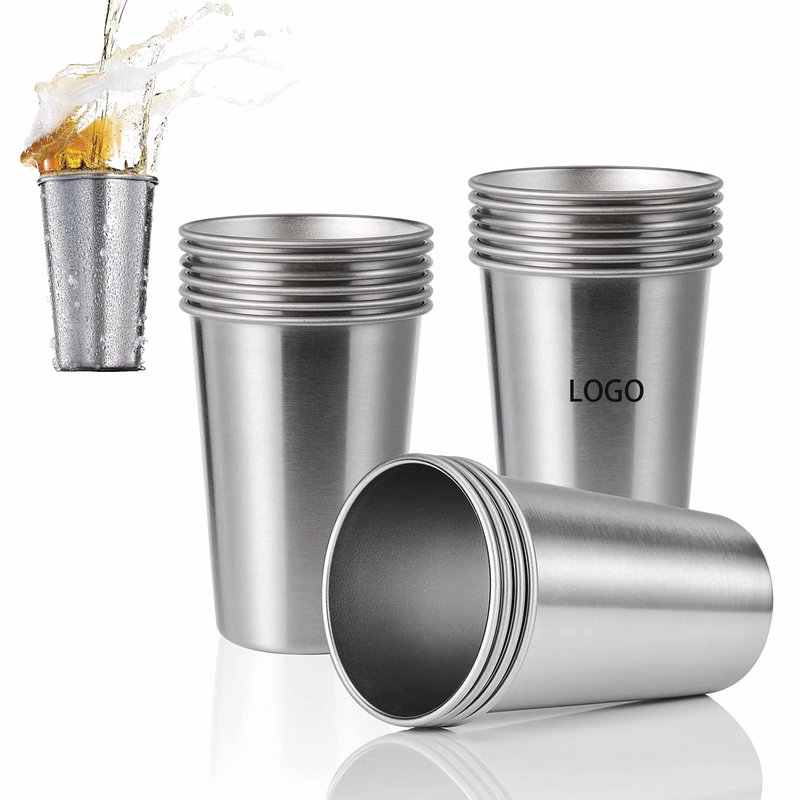 Stainless Steel Pint Cup 8 oz