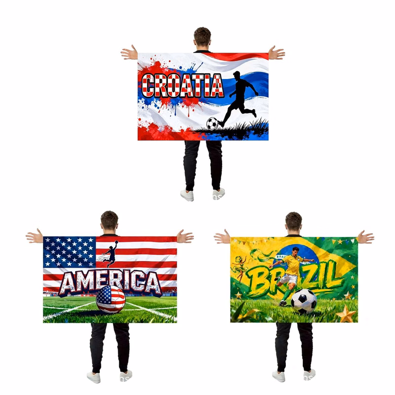 World Cup Sports Event Fans' Body Flag Cape