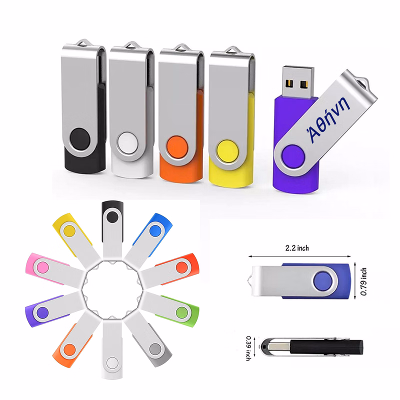 1 GB Metal Rotation Flash Drive