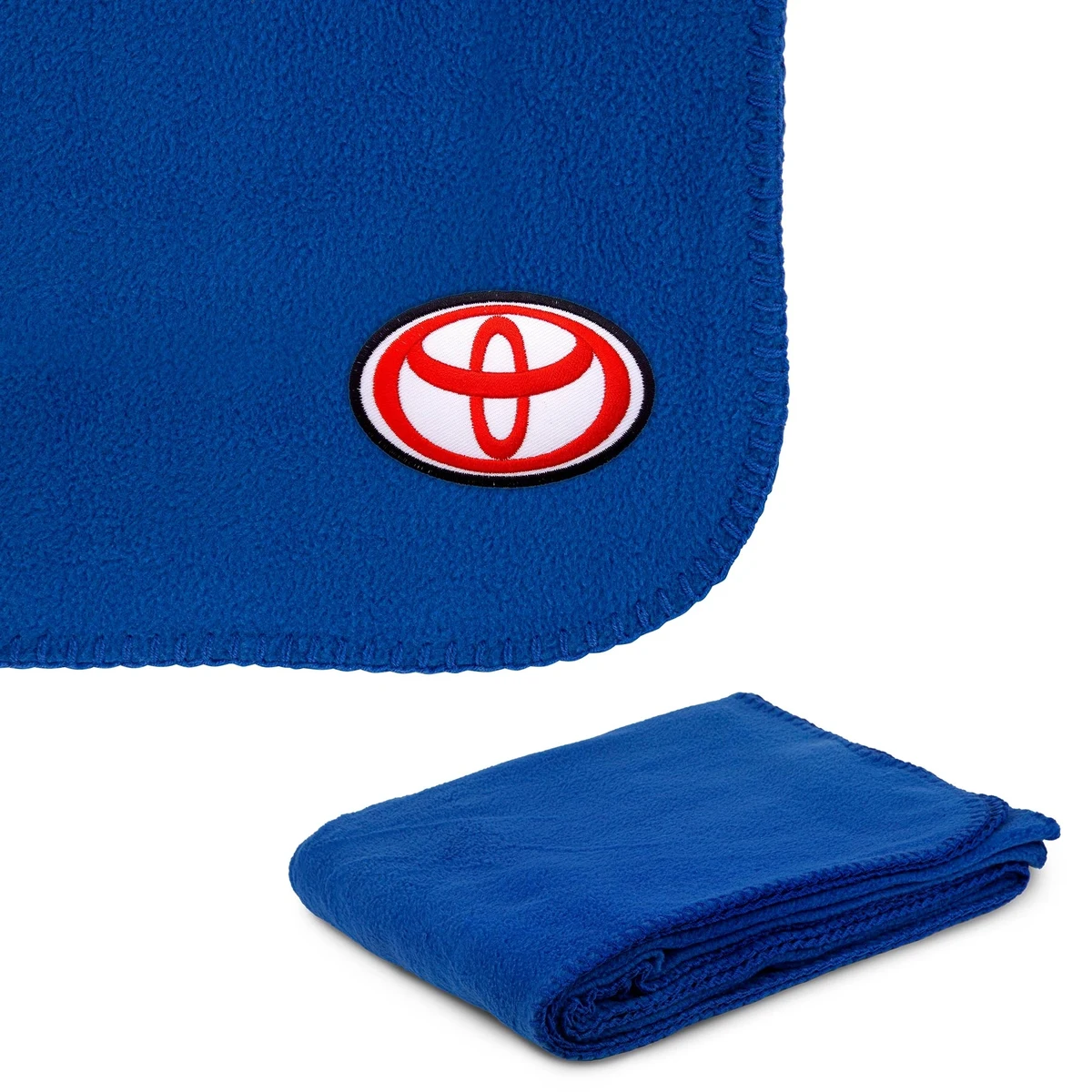 260g Anti-Pill Embroidered Fleece Throw Blanket 50" x 60" 1