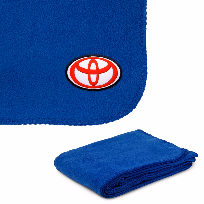 260g Anti-Pill Embroidered Fleece Throw Blanket 50" x 60"