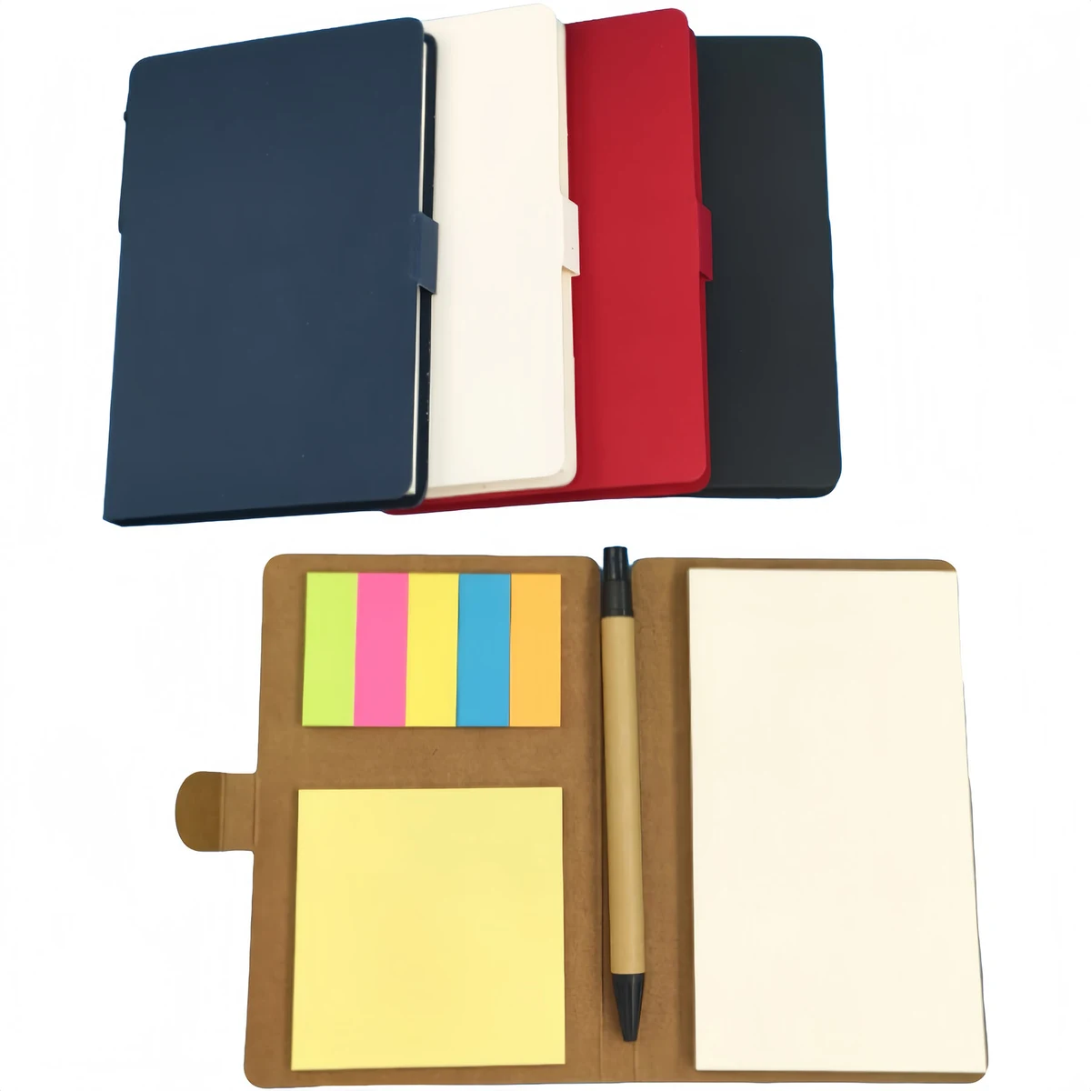Kraft Paper Notepad With Pen 1
