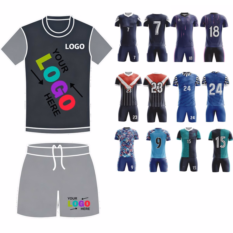 Customized Team Number Sports Jersey Uniform For Team Games