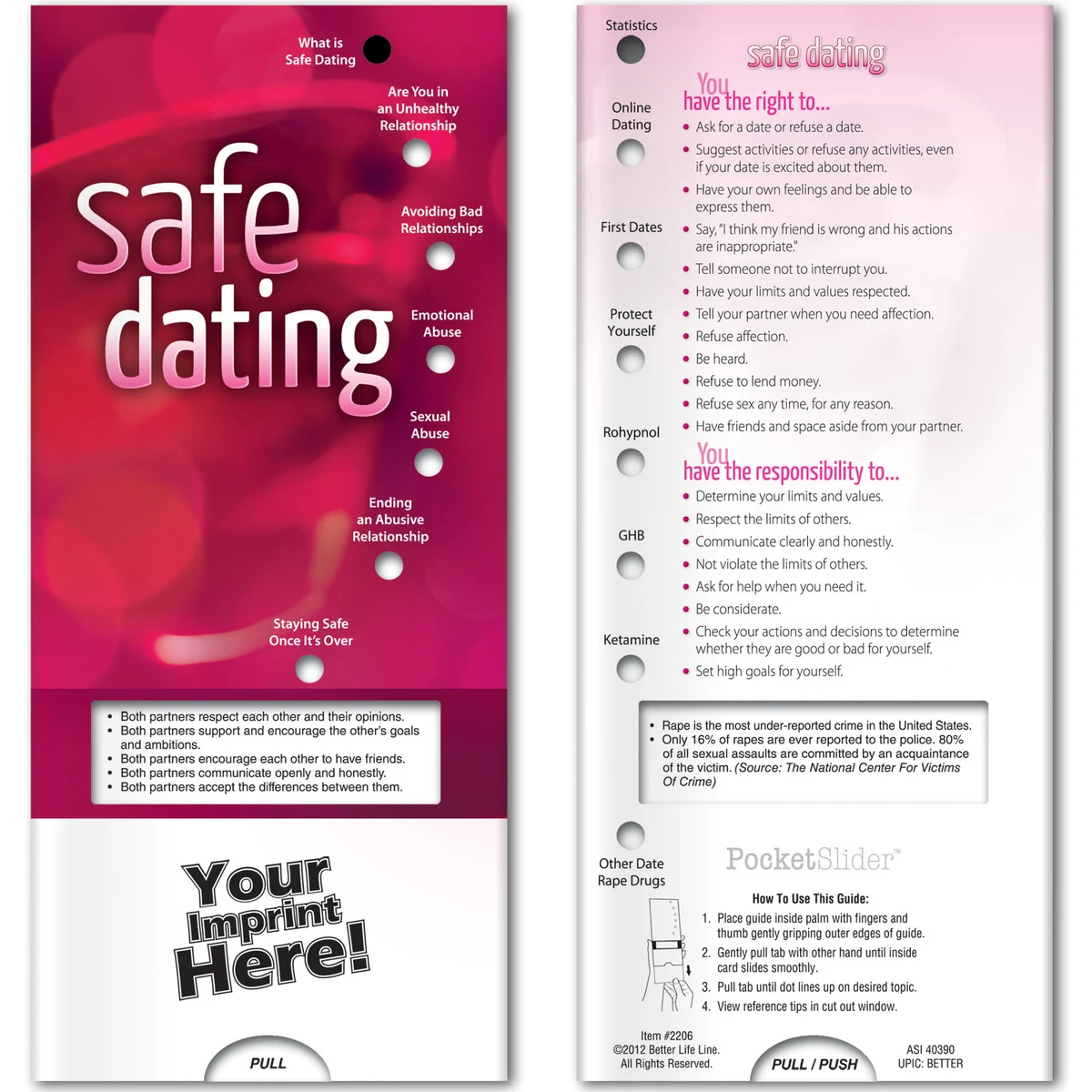 Pocket Slider - Safe Dating 1