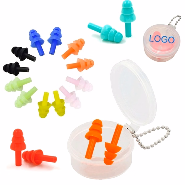 Silicone Earplug Keychain