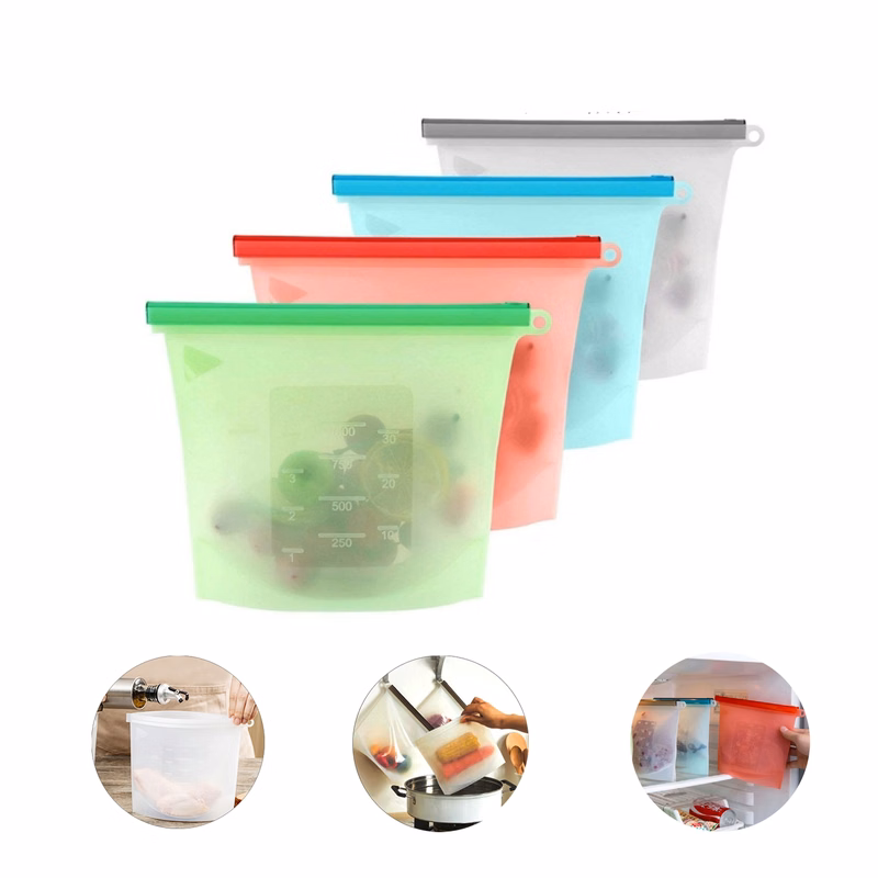 30oz Reusable Silicone Food Storage Bags