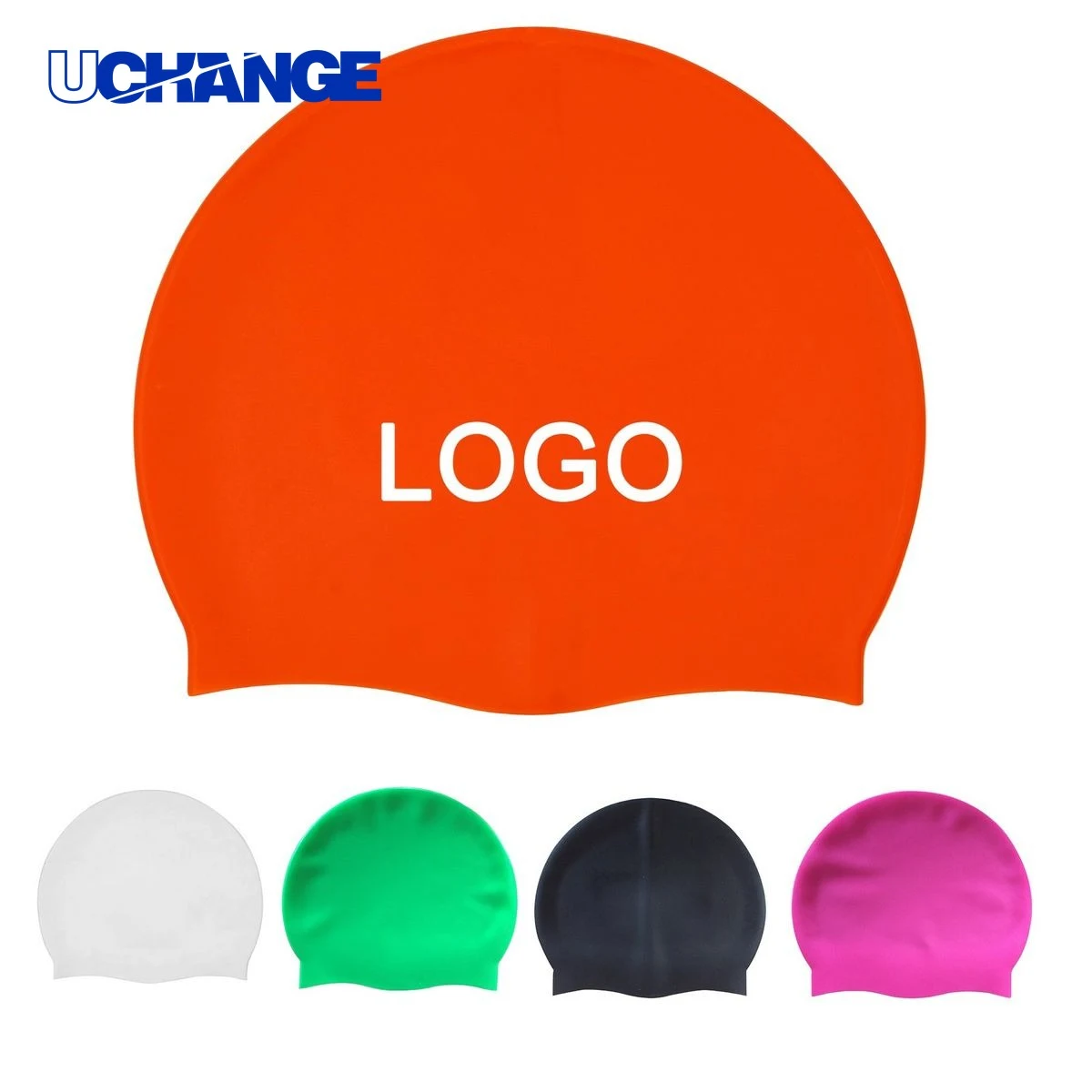 Waterproof Silicone Swim Cap for Adults 1