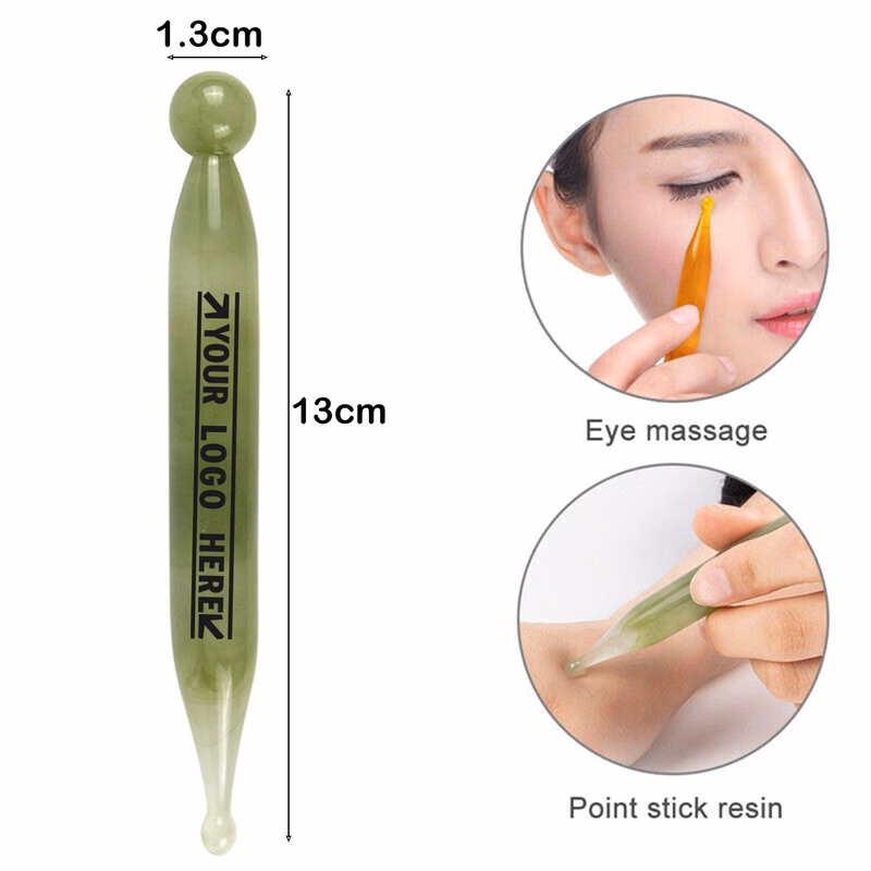 Natural Resin Massager Acupuncture Stick Massage Stick Acupoint Acupressure Tool