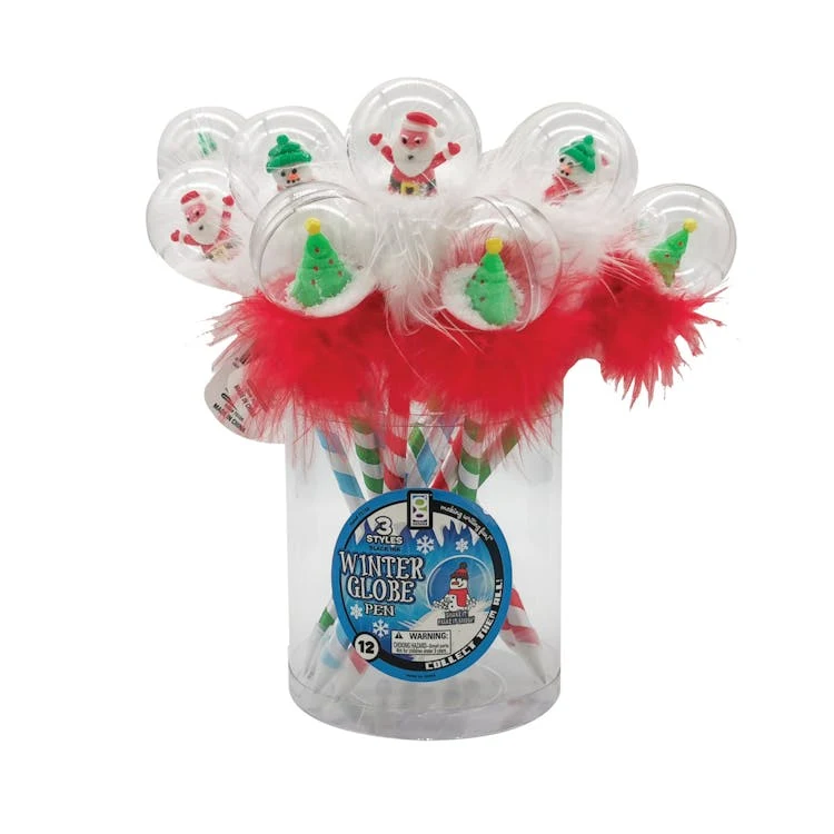 Winter Snow Globe Pens - 3 Designs 1