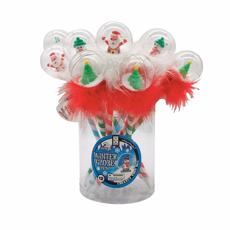 Winter Snow Globe Pens - 3 Designs