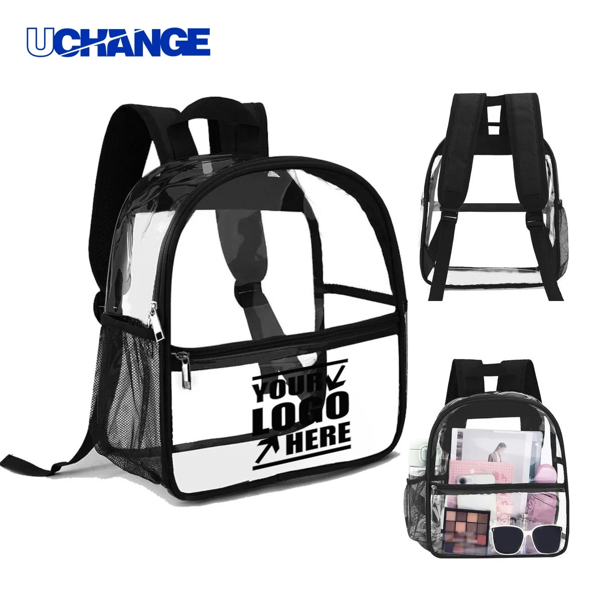 Transparent PVC Backpack 1