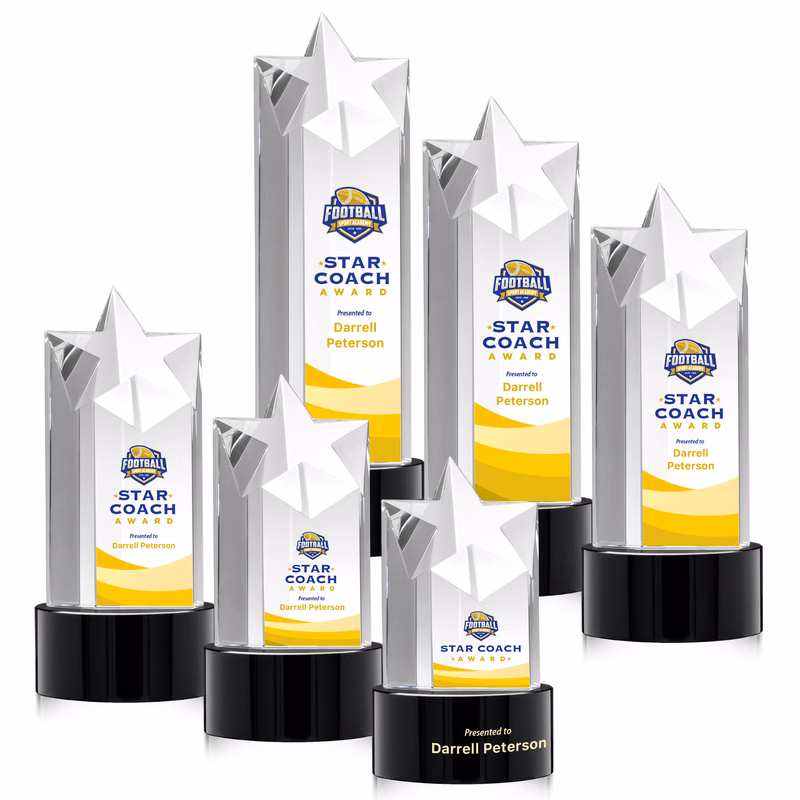 Berkeley VividPrint™ Award on Marvel Base - Black
