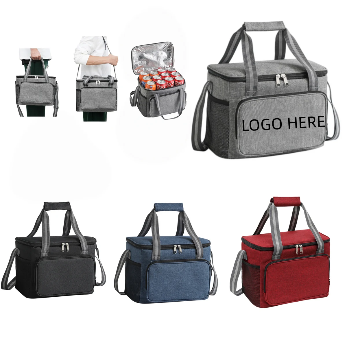Oxford Cloth Handheld Outdoor Insulated Bag 1