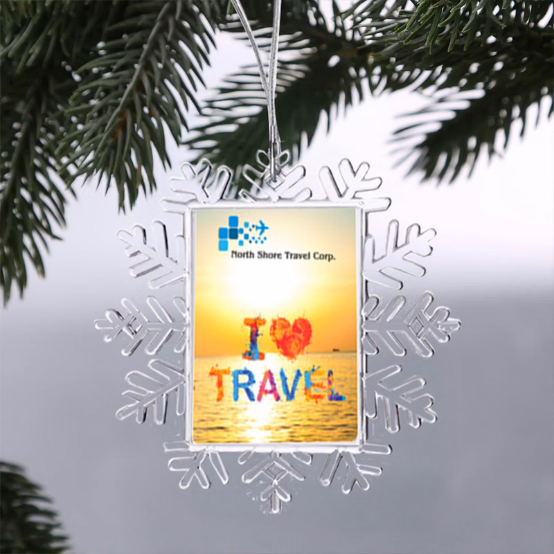 Snowflake Square Photo Frame(Large)
