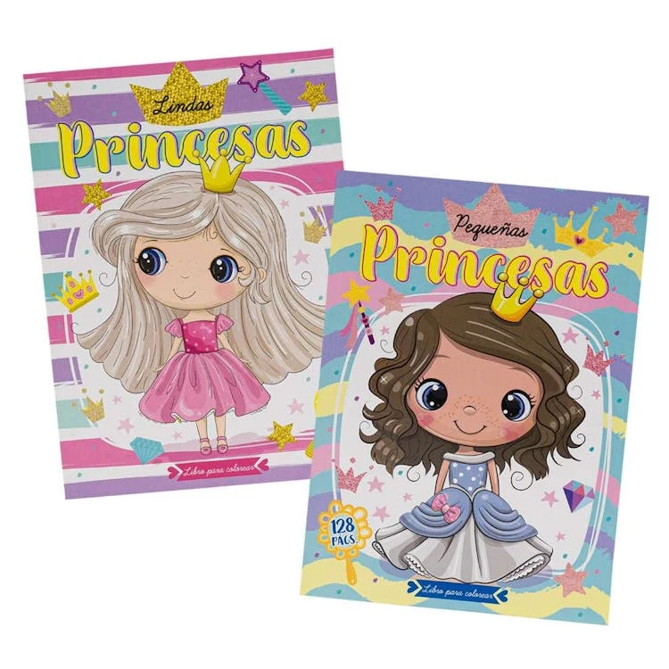 Spanish Princess Coloring Books 128 Pages - Two Titles 1